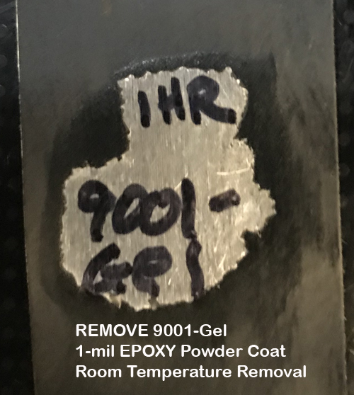 REMOVE 9001-Gel Room Temperature Powder Coat Remover to Remove Powder Coating